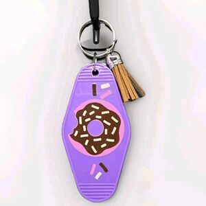 Nostalgic Classic Motel Keychain Donut Theme